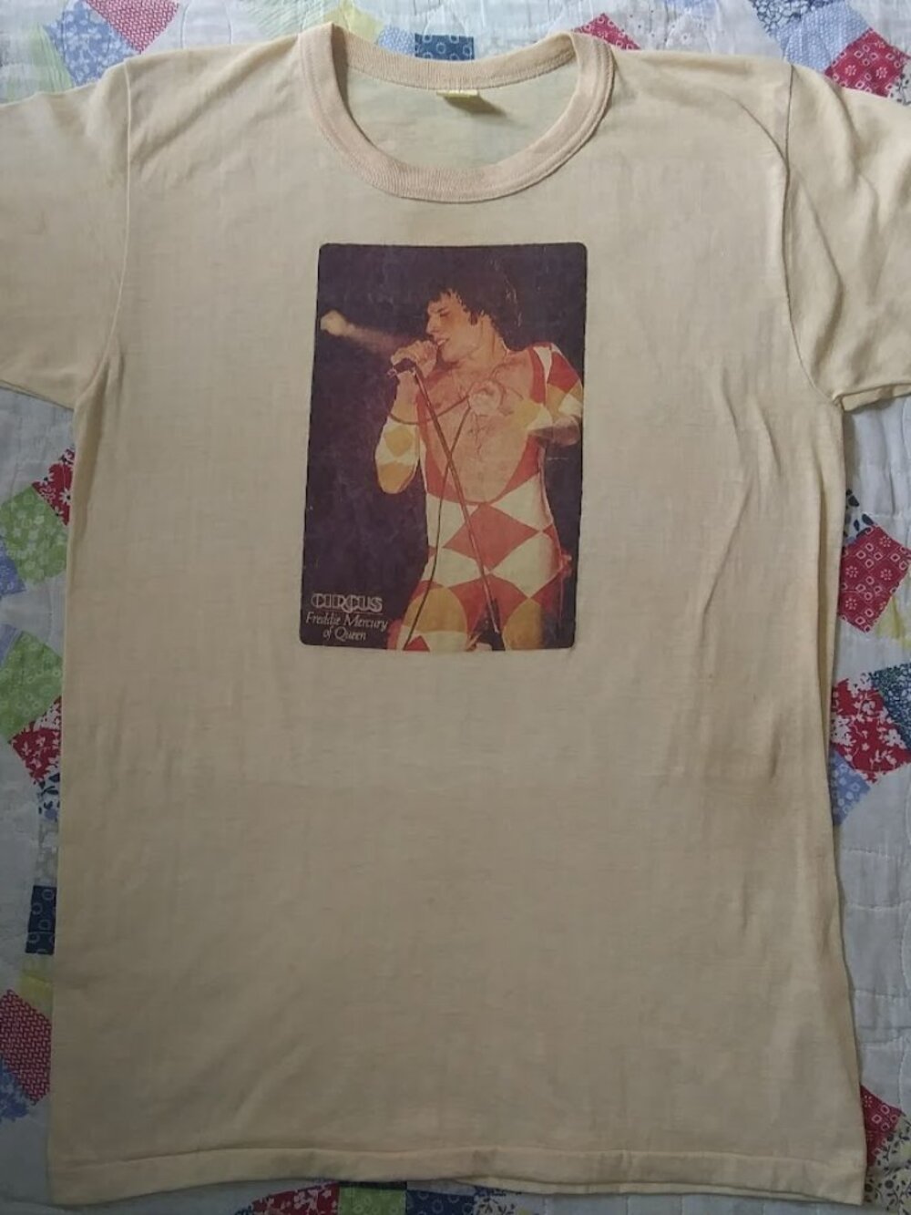 Vintage Rare 1978 Circus Magazine Queen Band Freddie Mercury Medium T-shirt